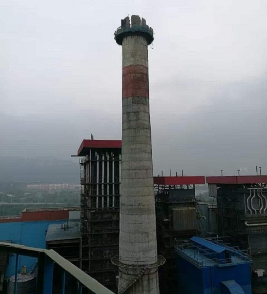 沈阳烟囱人工拆除特点及施工步骤