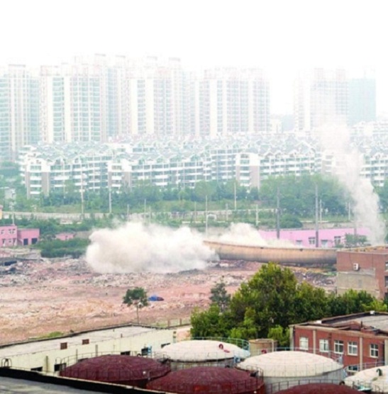 烟囱爆破-烟囱爆破拆除项目中切口要怎么设计