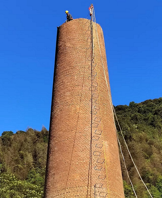 辽宁砖烟囱拆除-怎样安全拆除砖烟囱