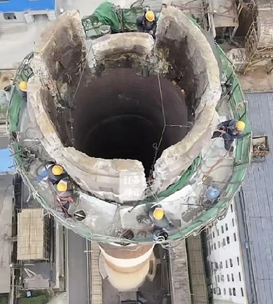 烟囱拆除公司专业安全环保