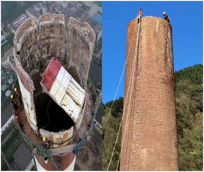 沈阳烟囱拆除公司:科学施工,高效拆除